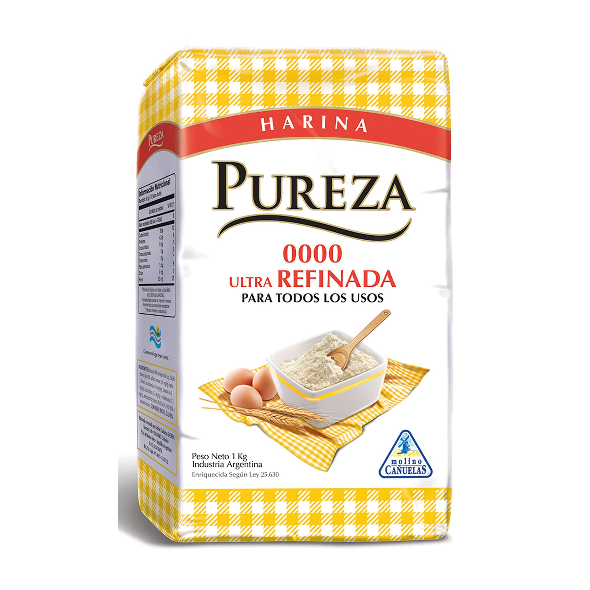 PUREZA HARINA 4 CERO 1kg