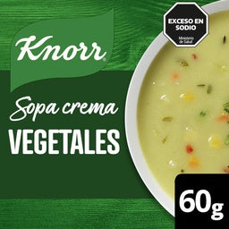 KNORR SOPA CREMA VEGETALES