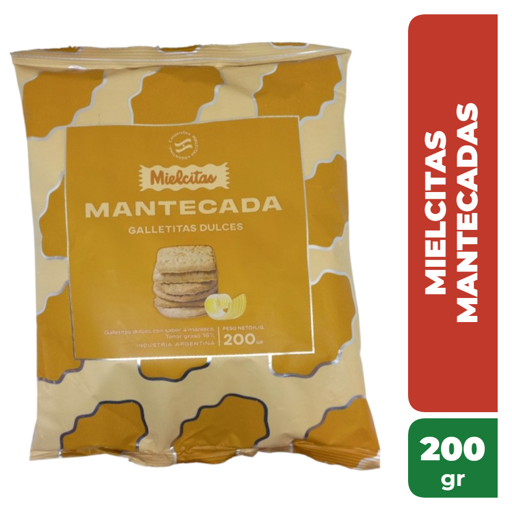 MIELCITAS GALLETITAS MANTECADAS 200gr