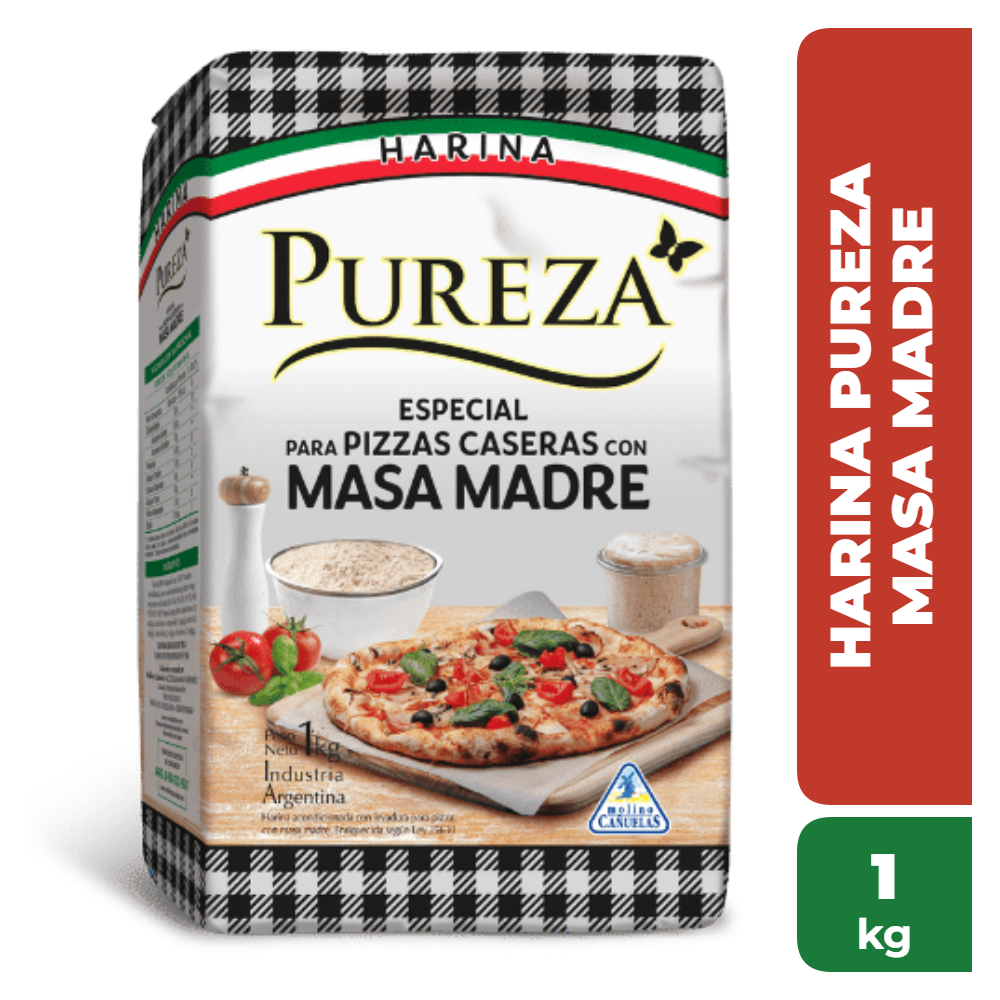 PUREZA HARINA PIZZA MASA MADRE X10