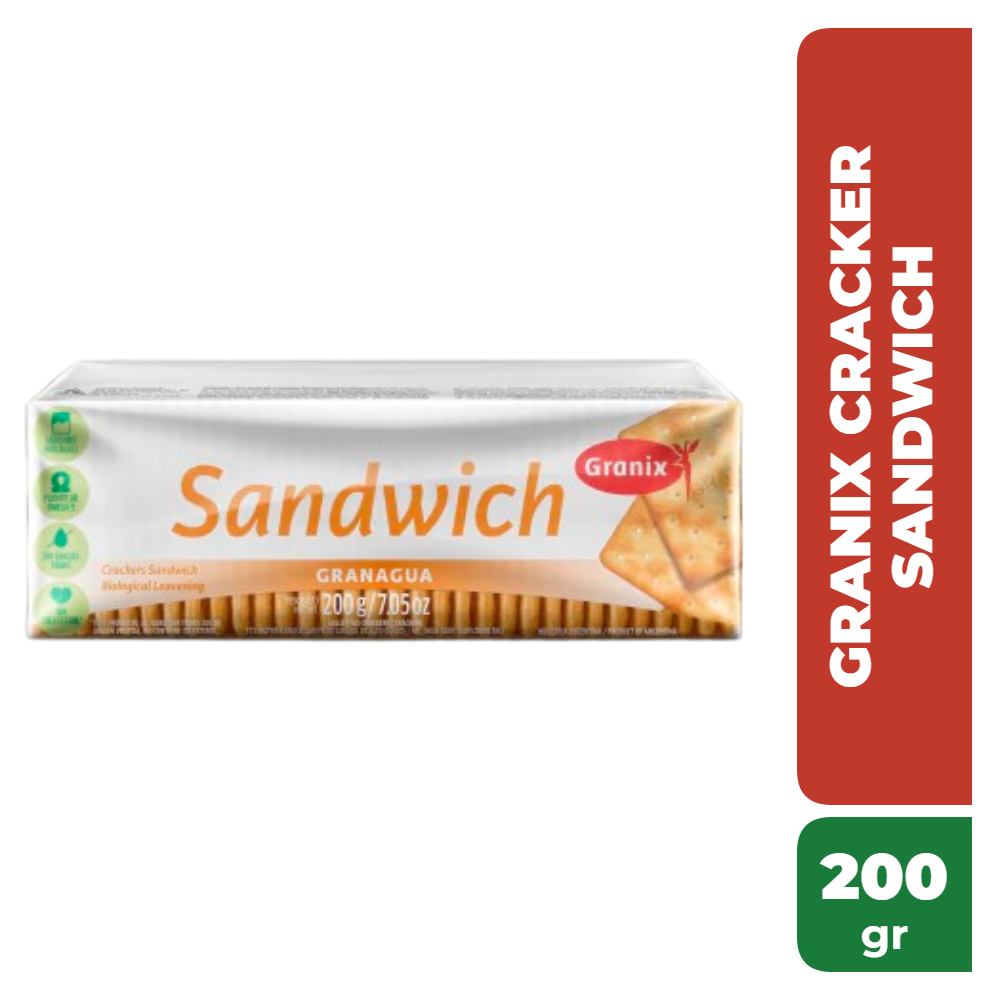 GRANIX CRACKERS SANDWICH 200gr