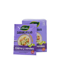 ALICANTE EN POLVO CREMA Y VERDEO x12 sobres