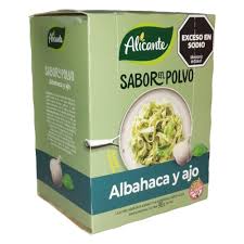 ALICANTE EN POLVO ALBAHACA Y AJO x12 sobres