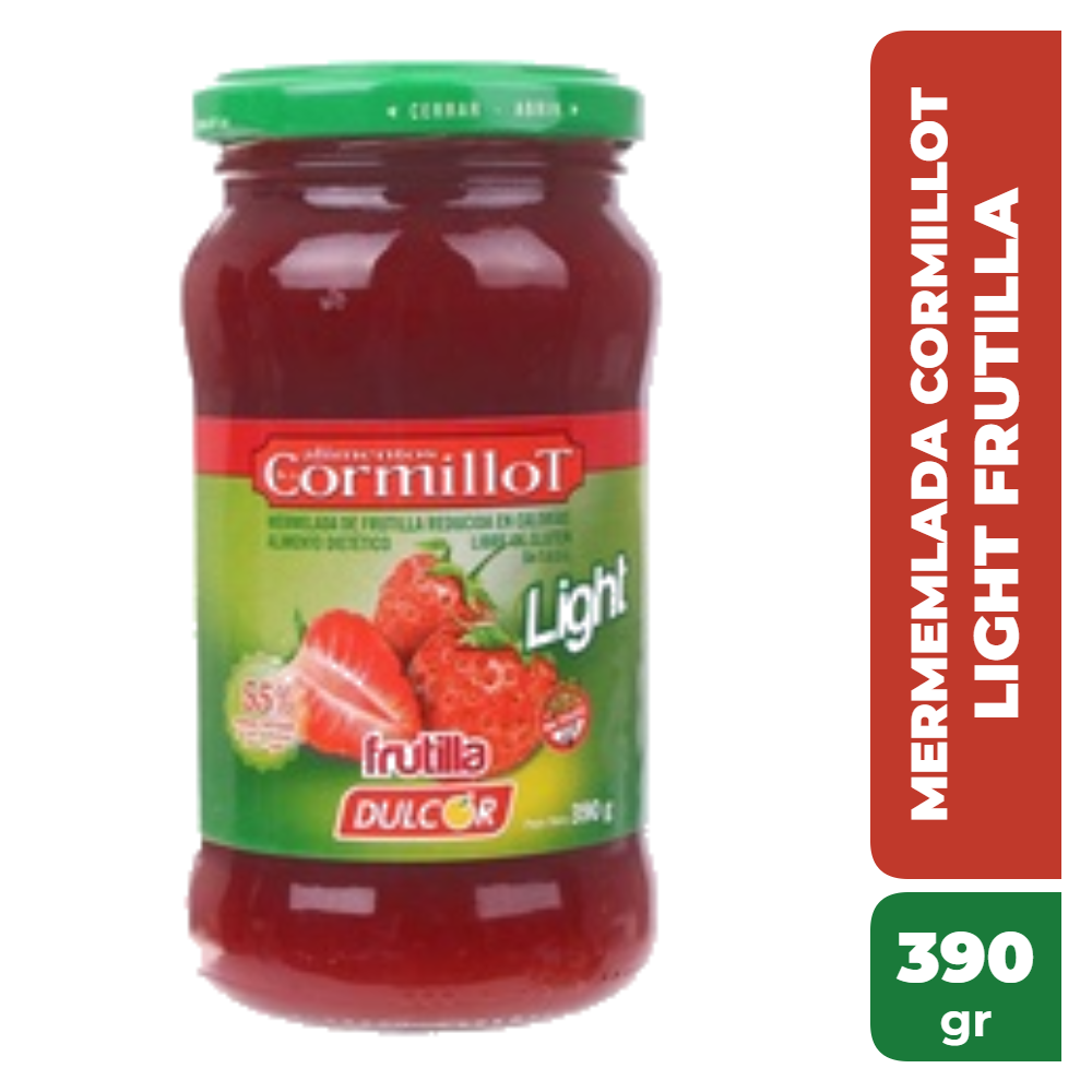 CORMILLOT MERMELADA LIGHT FRUTILLA