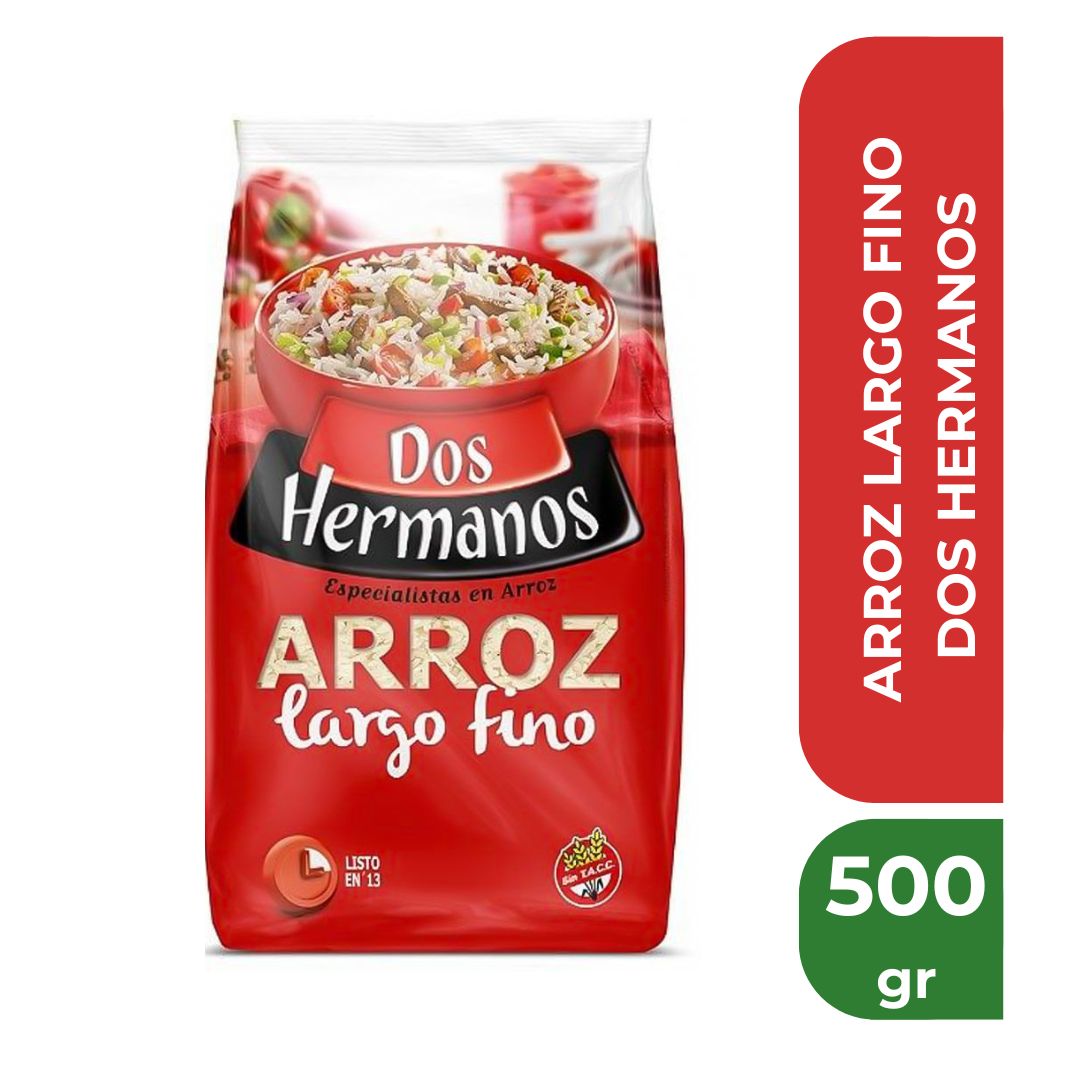 ARROZ DOS HERMANOS LARGO FINO 500gr