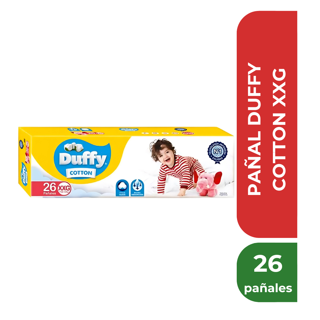 DUFFY PAÑAL COTTON XXG 26u