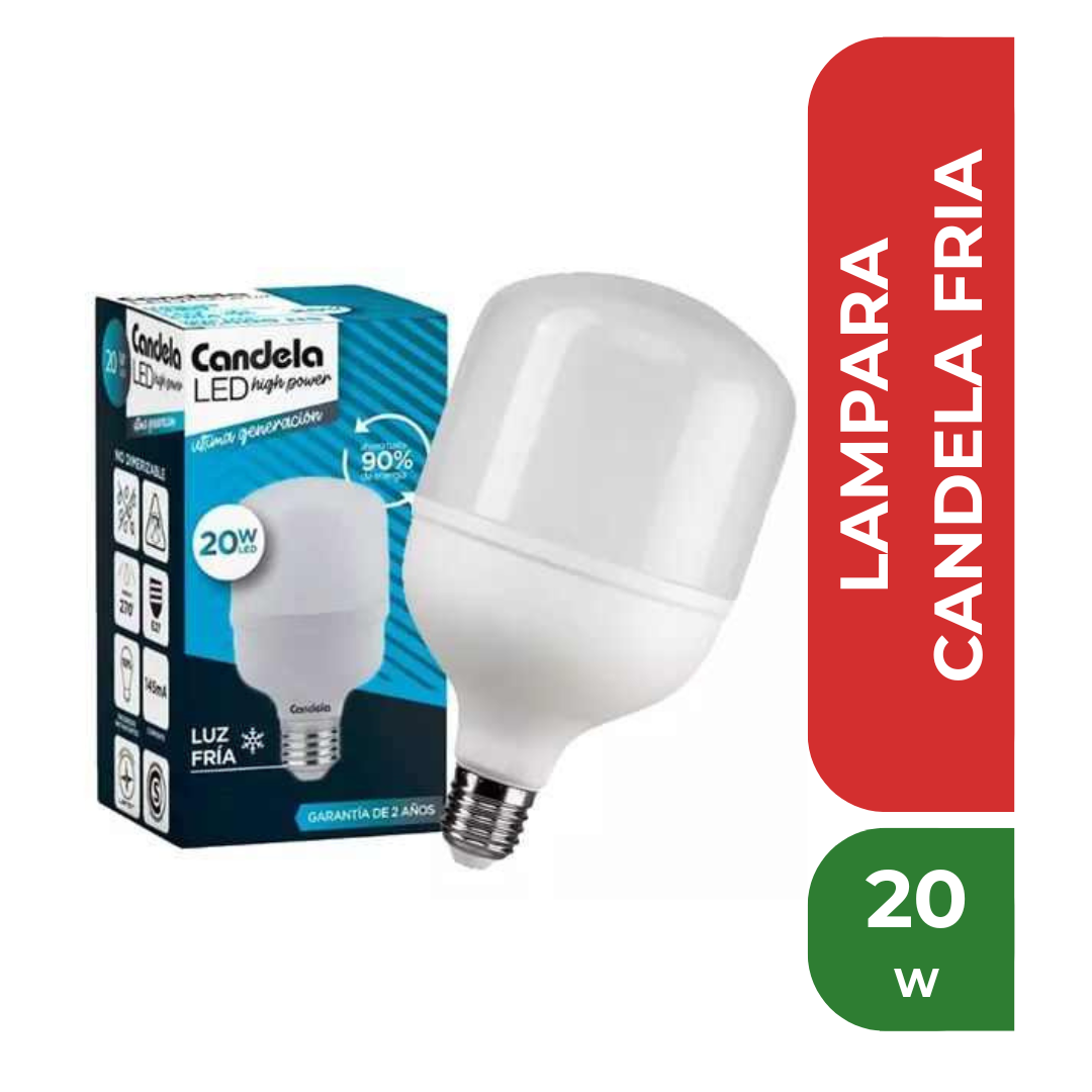 CANDELA LAMPARA FRIA 20w