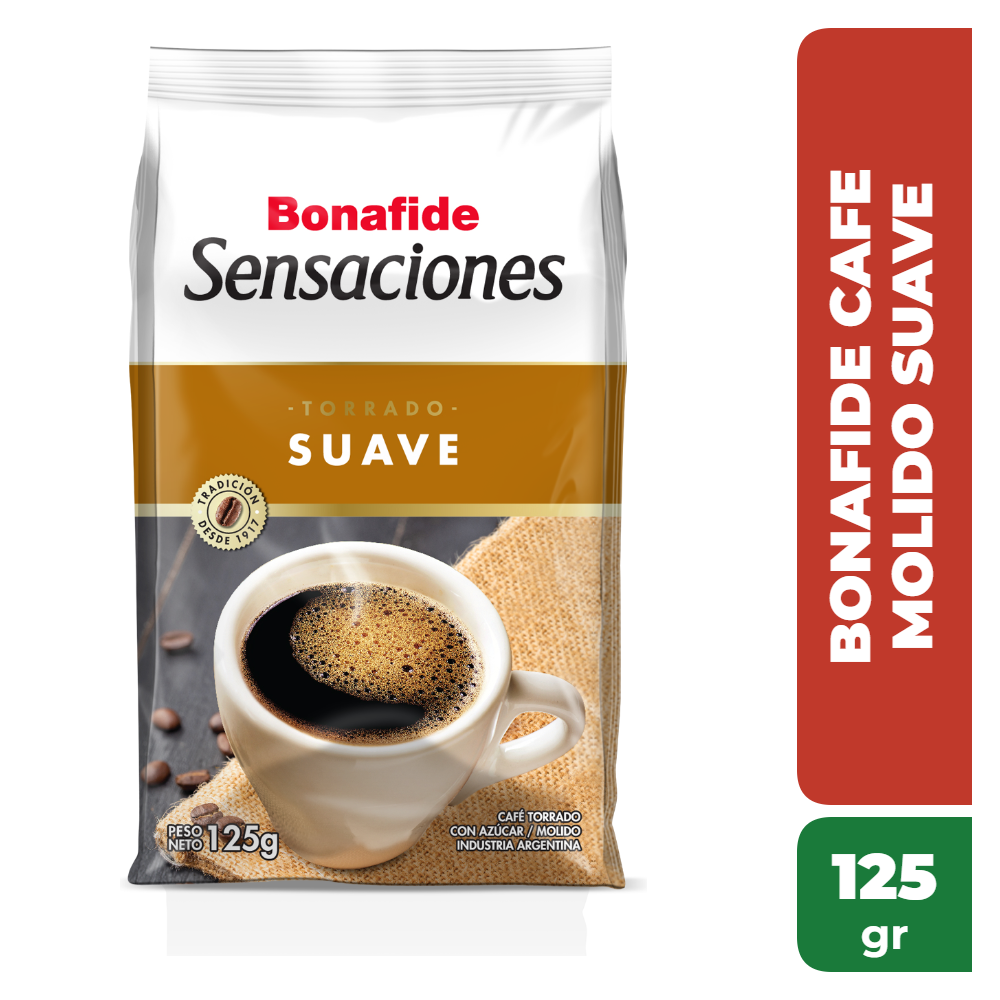 BONAFIDE CAFE MOLIDO SUAVE 125gr