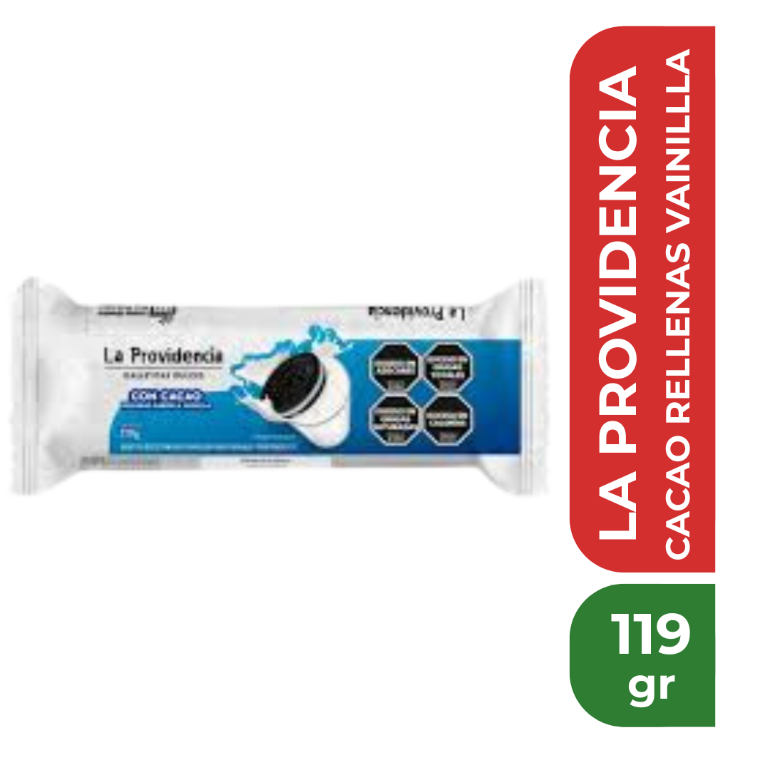 LA PROVIDENCIA CACAO RELLENAS VAIN. 119gr