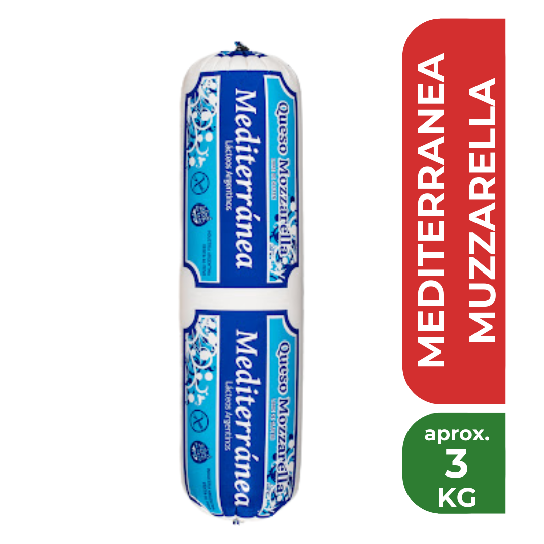 MEDITERRANEA MUZZARELLA CILINDRO (3kg aprox)