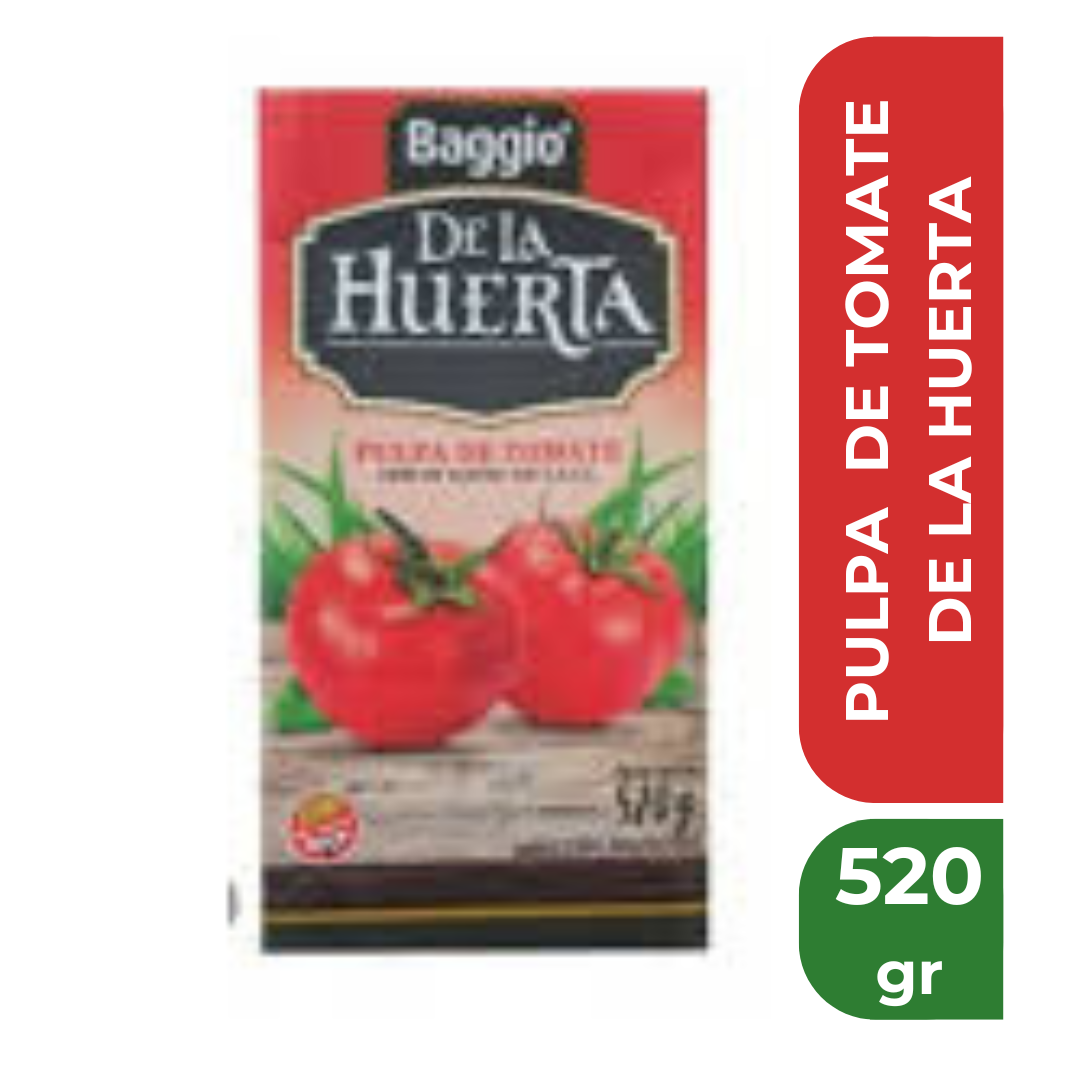 DE LA HUERTA PULPA DE TOMATE 520gr
