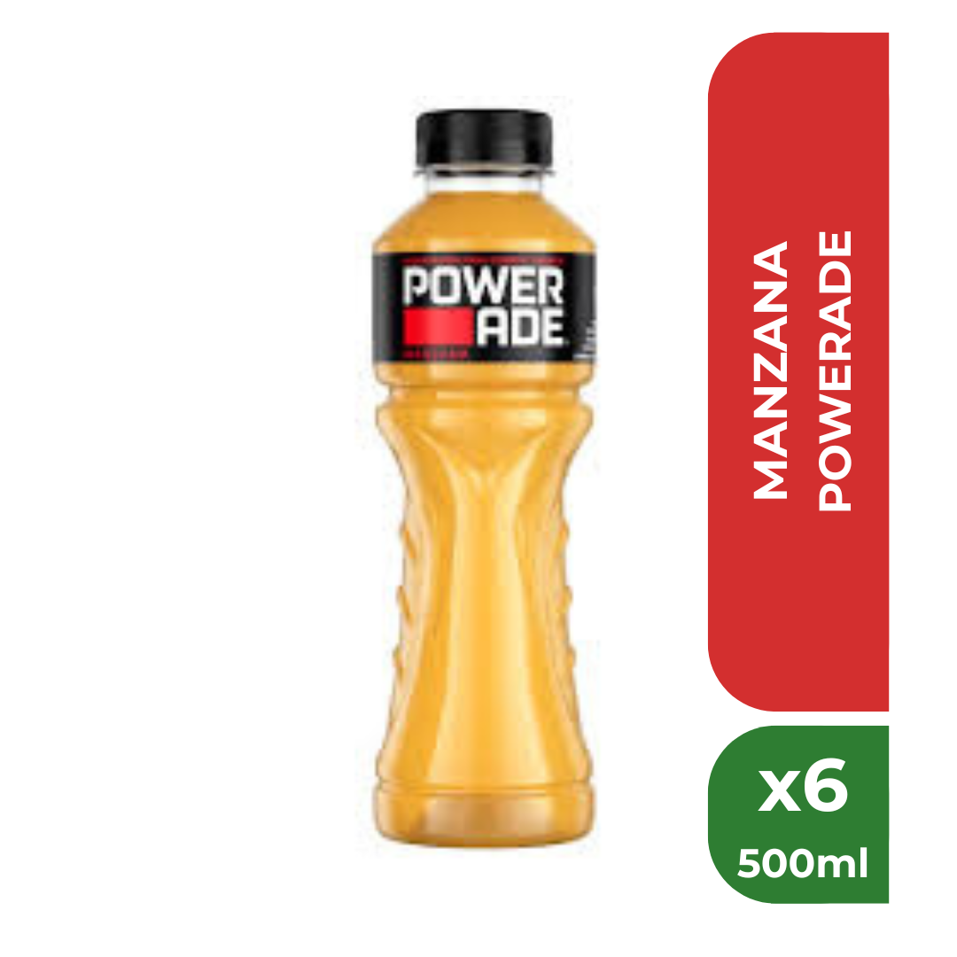 POWERADE 500ml x6 MANZANA