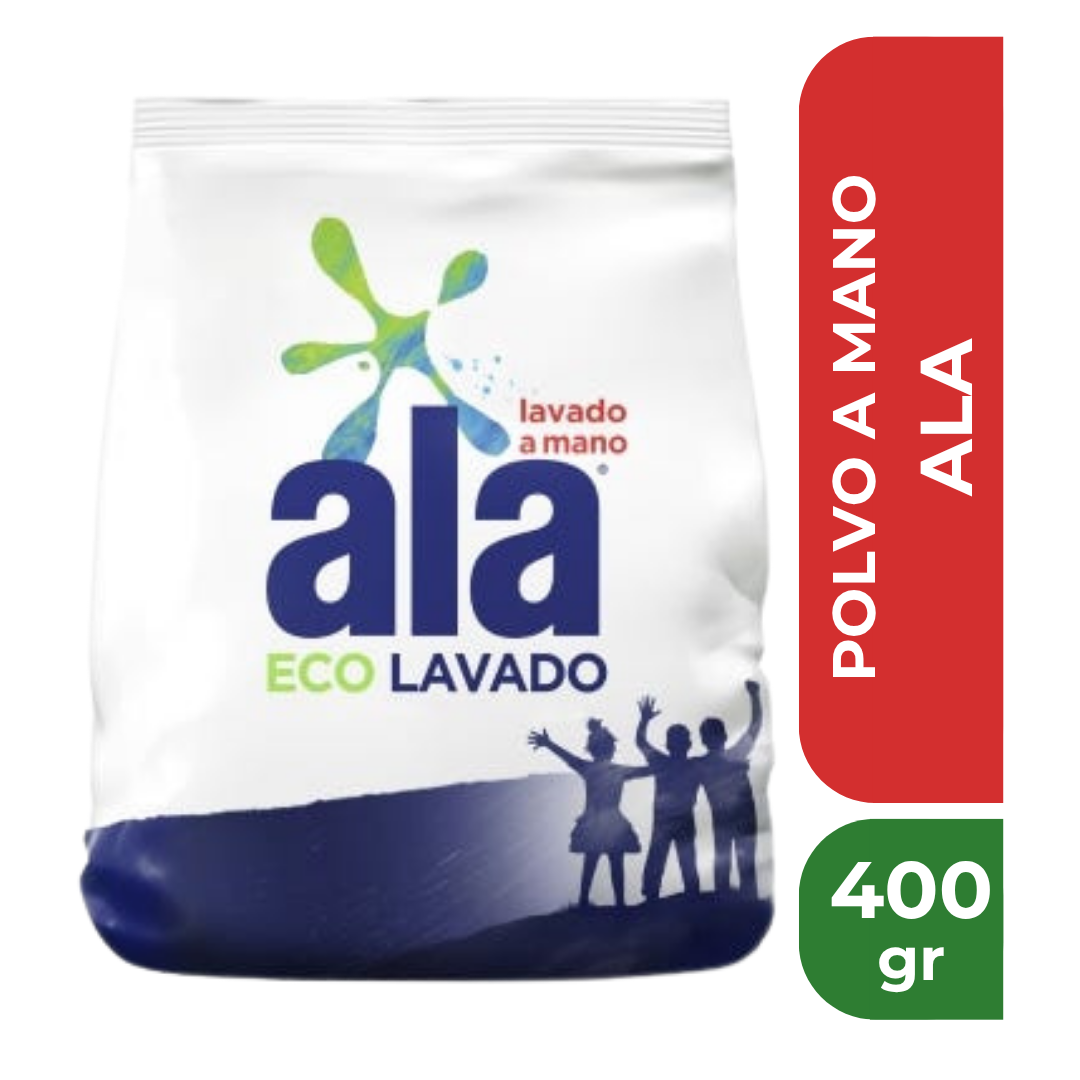 ALA POLVO LAVADO A MANO 400gr