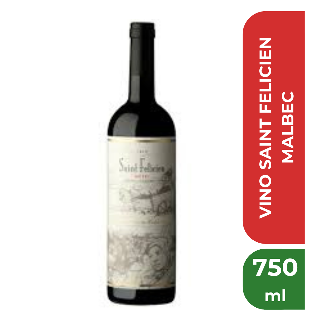 SAINT FELICIEN VINO MALBEC 750ml