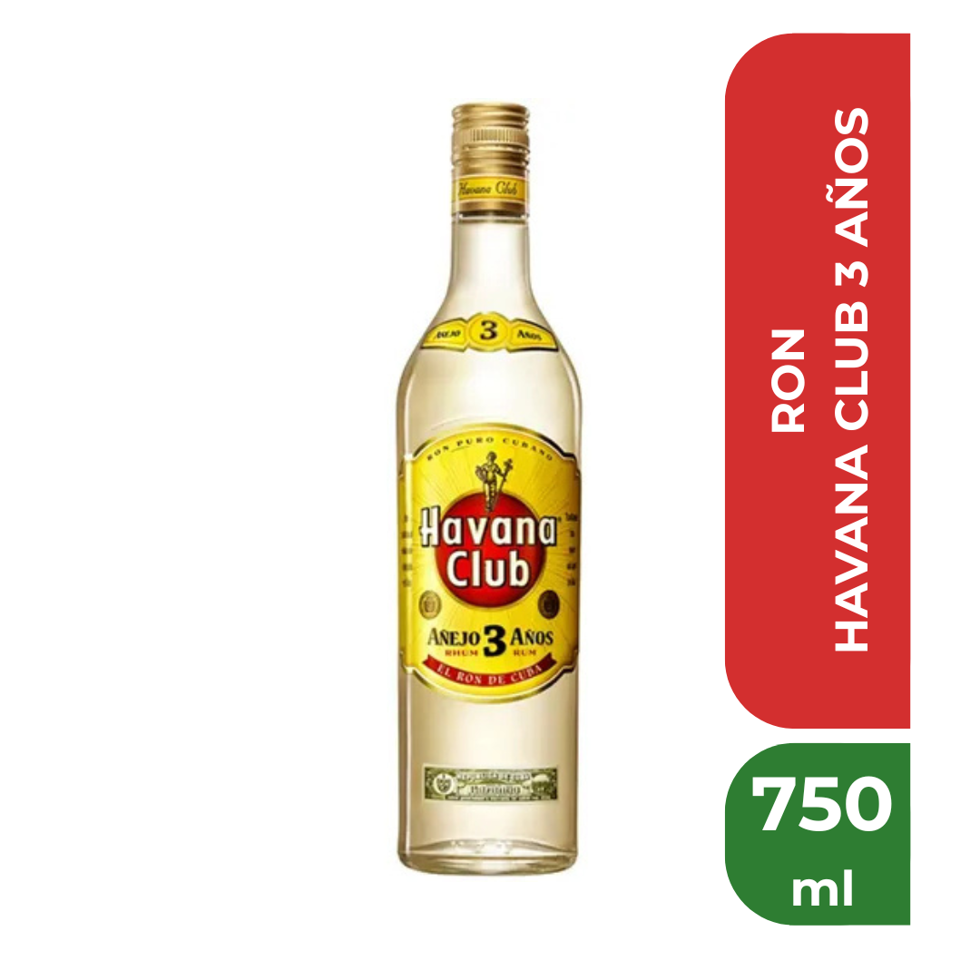 HAVANA CLUB 3 AÑOS 750ml