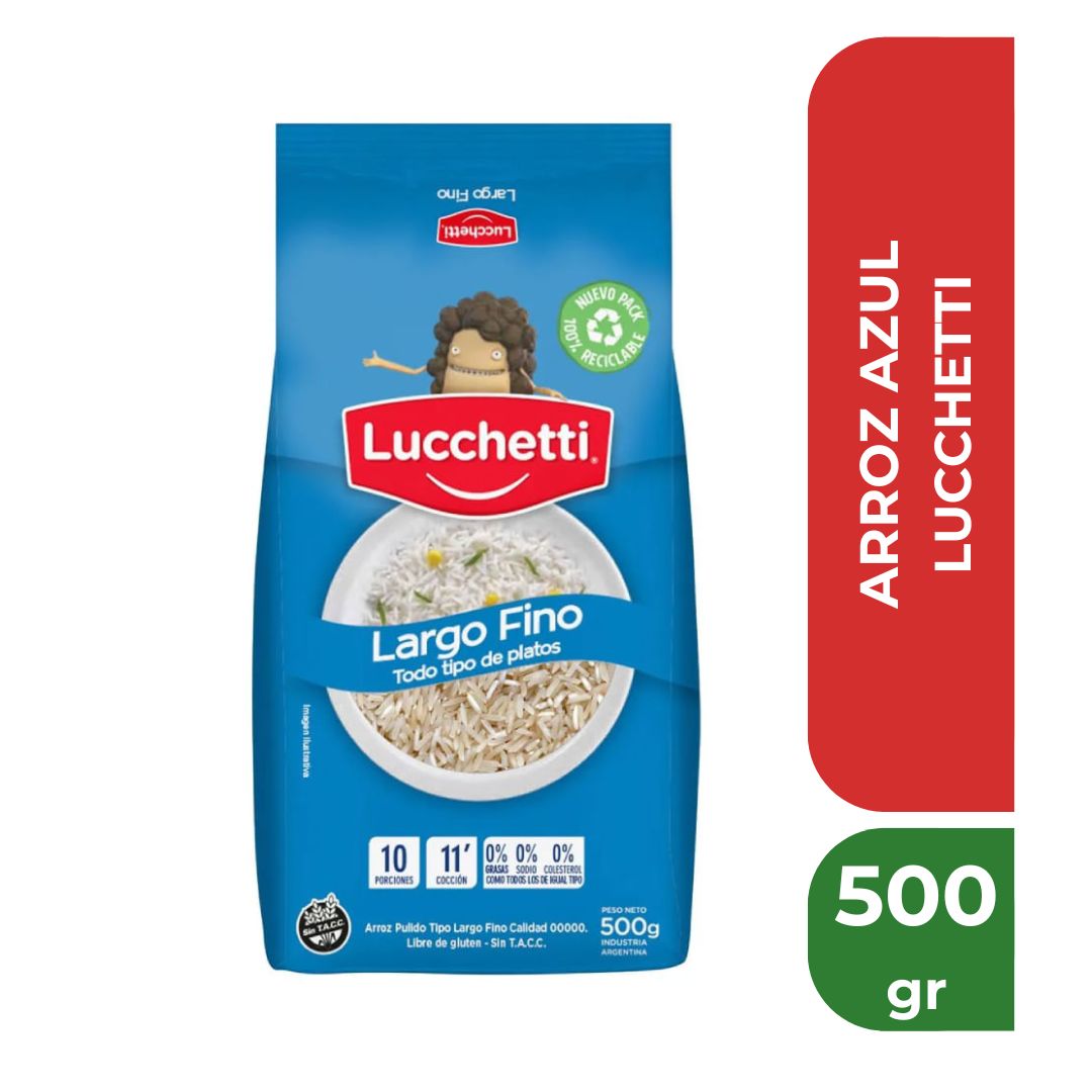 LUCCHETTI ARROZ AZUL 500gr