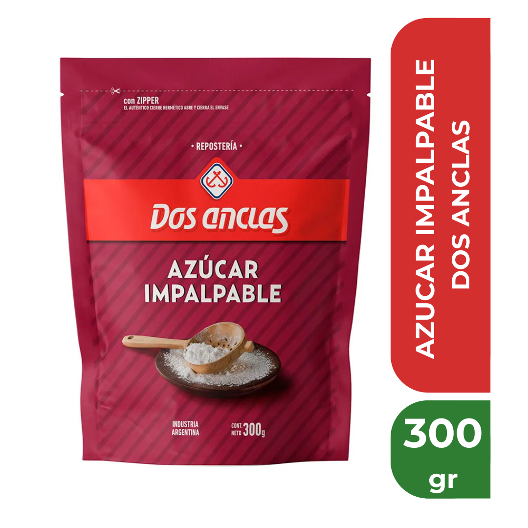 DOS ANCLAS AZUCAR IMPALPABLE 300gr