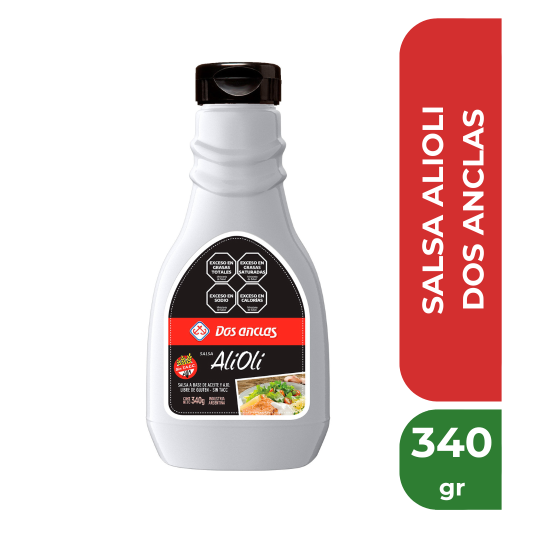 DOS ANCLAS SALSA ALIOLI 340gr