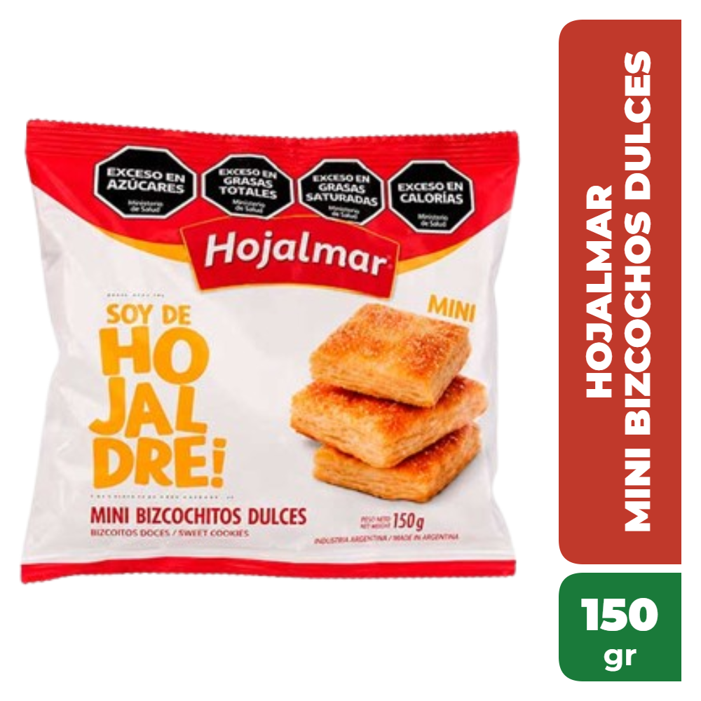 HOJALMAR MINI BIZCOCHOS DULCES 150gr
