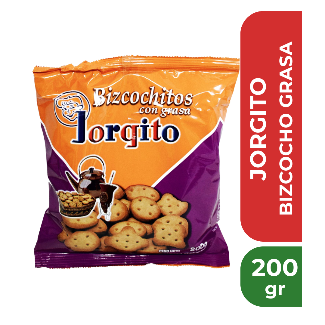 JORGITO BIZCOCHO GRASA 200gr