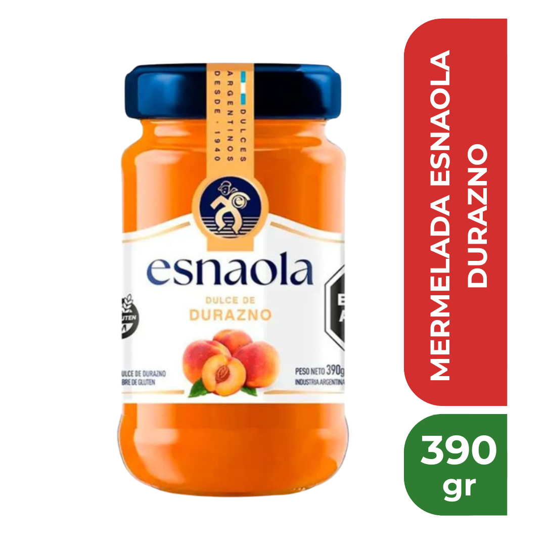 ESNAOLA MERMELADA DURAZNO 390gr