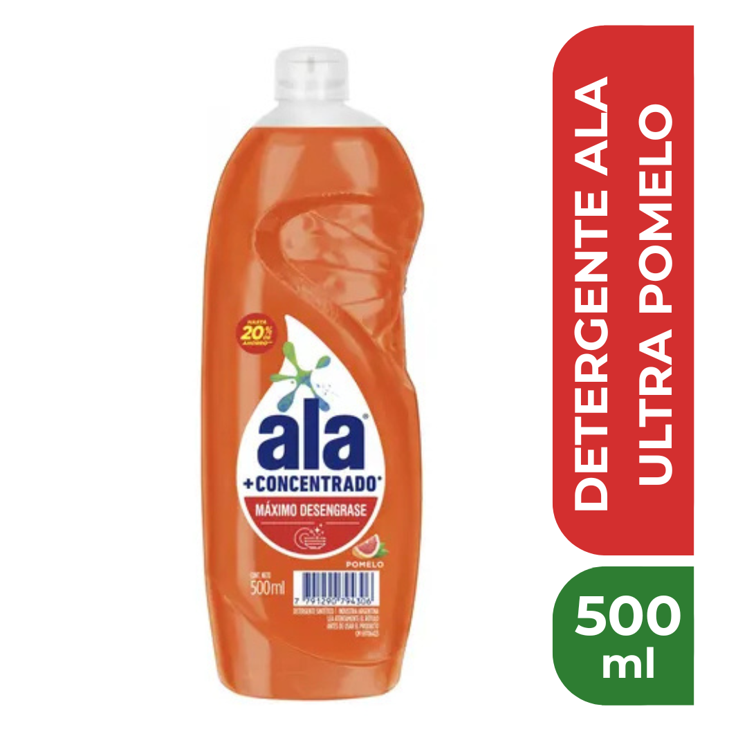ALA DETERGENTE ULTRA POMELO 500ml