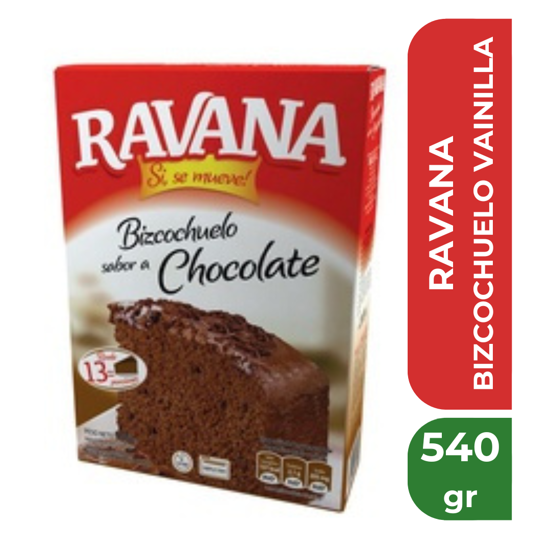 RAVANA BIZCOCHUELO CHOCOLATE