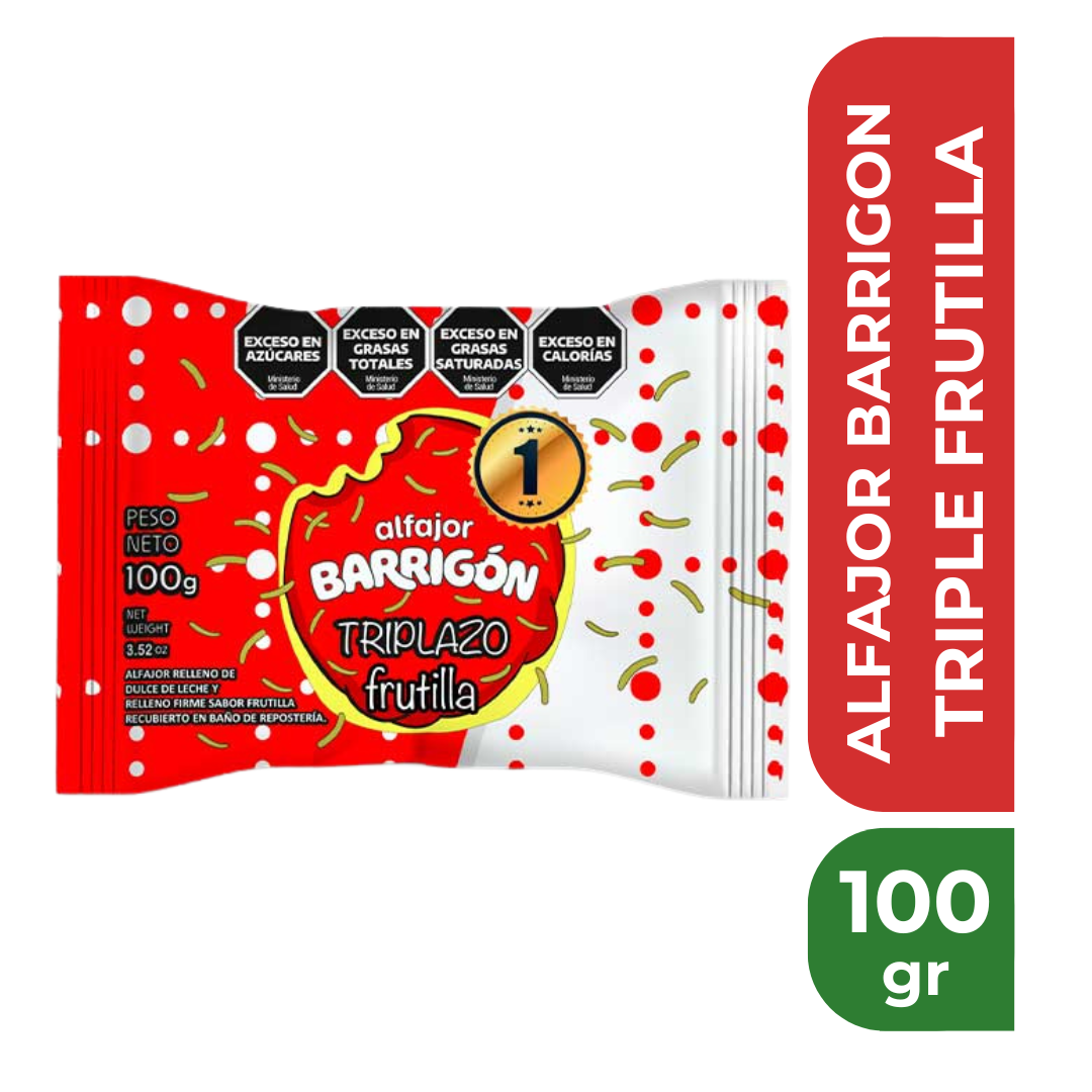 BARRIGON TRIPLAZO FRUTILLA 100gr