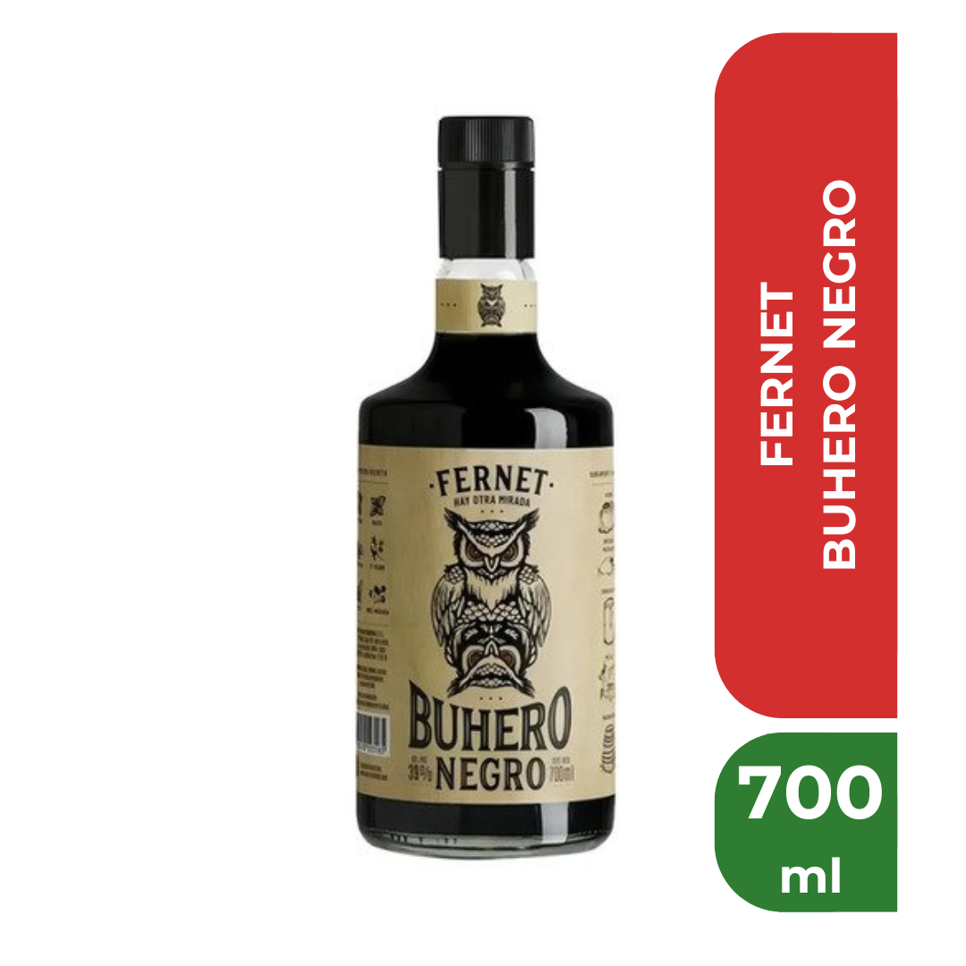 BUHERO NEGRO FERNET 700ml