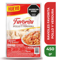 FAVORITA RAVIOL POLLO Y VERD. 450gr