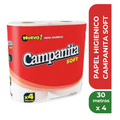 CAMPANITA PAPEL HIGIENICO SOFT 4x30mts