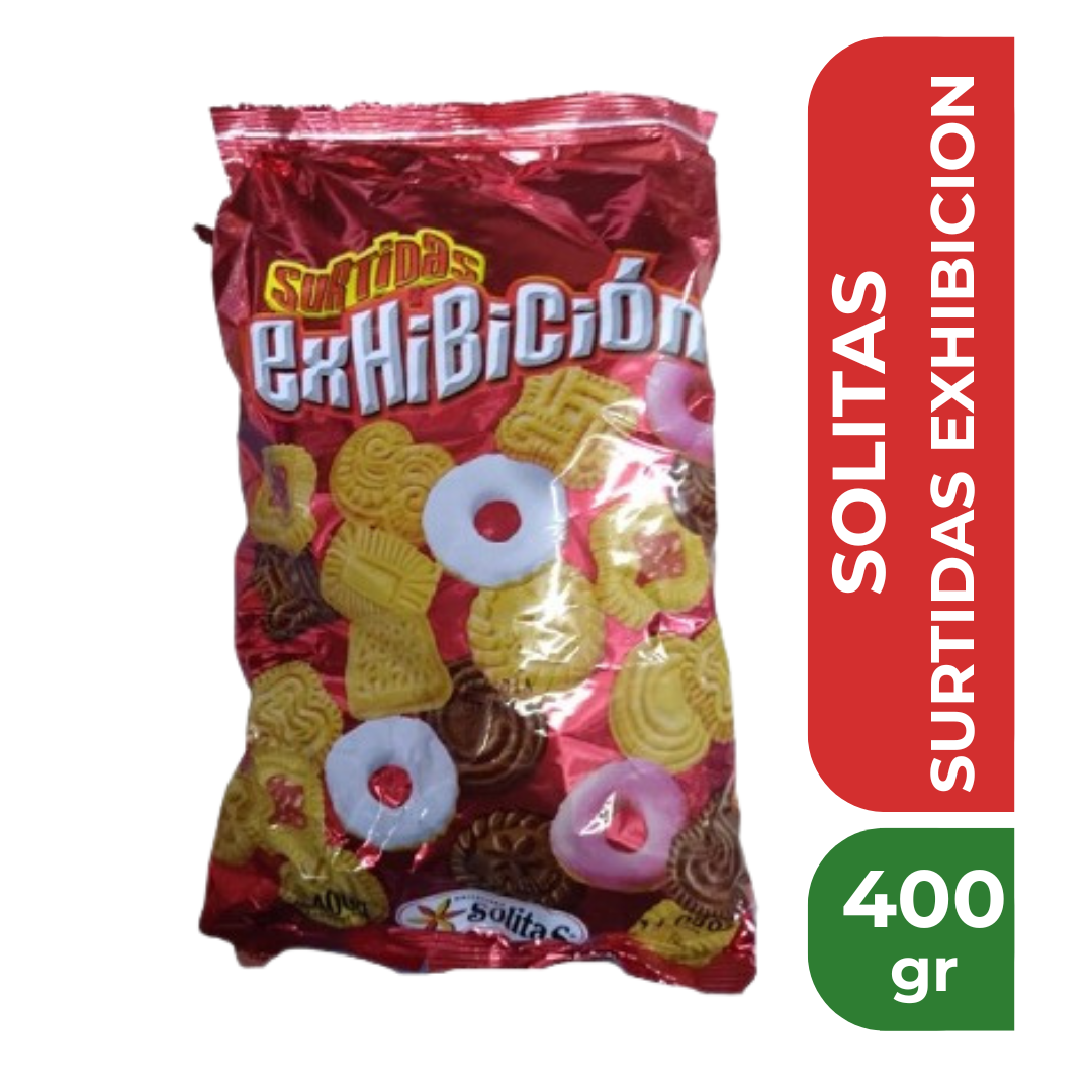 SOLITAS SURTIDAS EXHIBICION 400gr