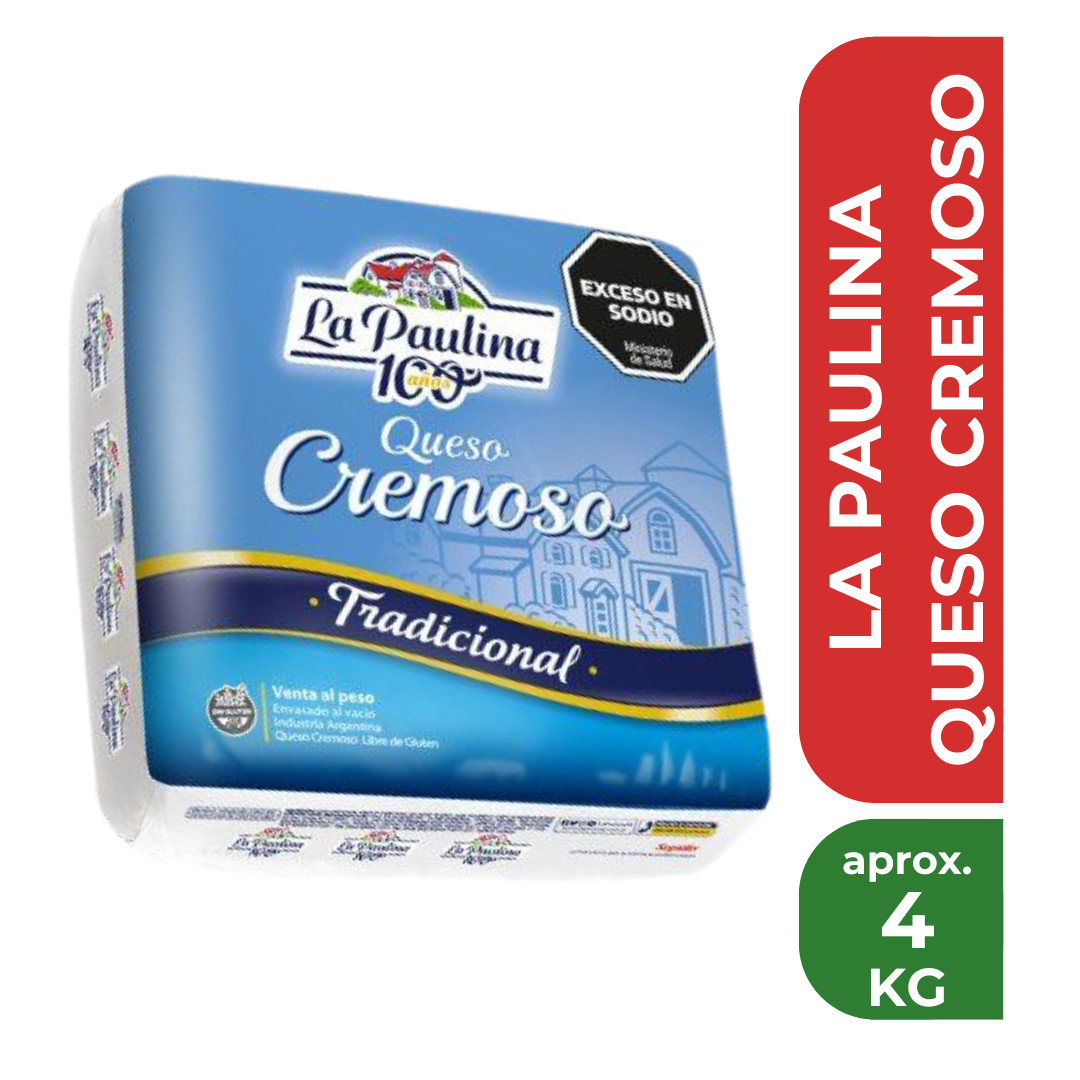 LA PAULINA QUESO CREMOSO (4kg aprox)