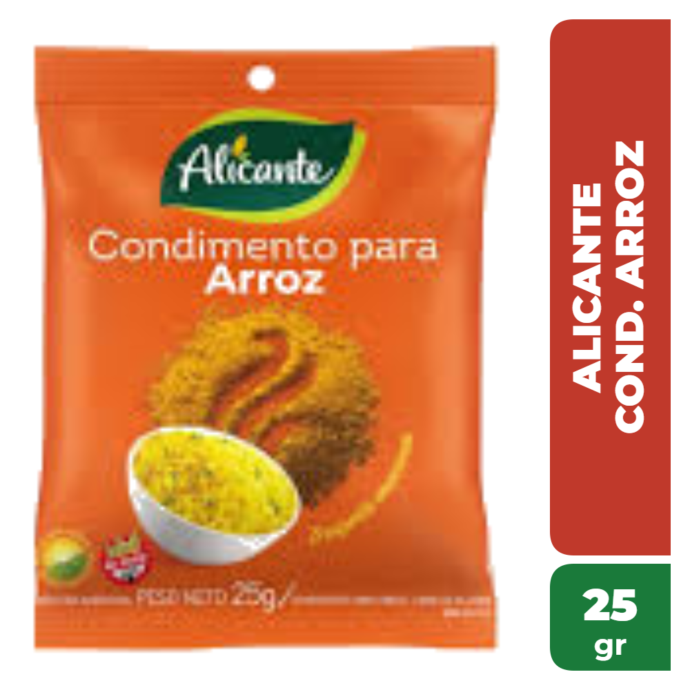 ALICANTE CONDIMENTO ARROZ 25gr