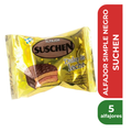 SUSCHEN ALFAJOR SIMPLE NEGRO 45gr x5