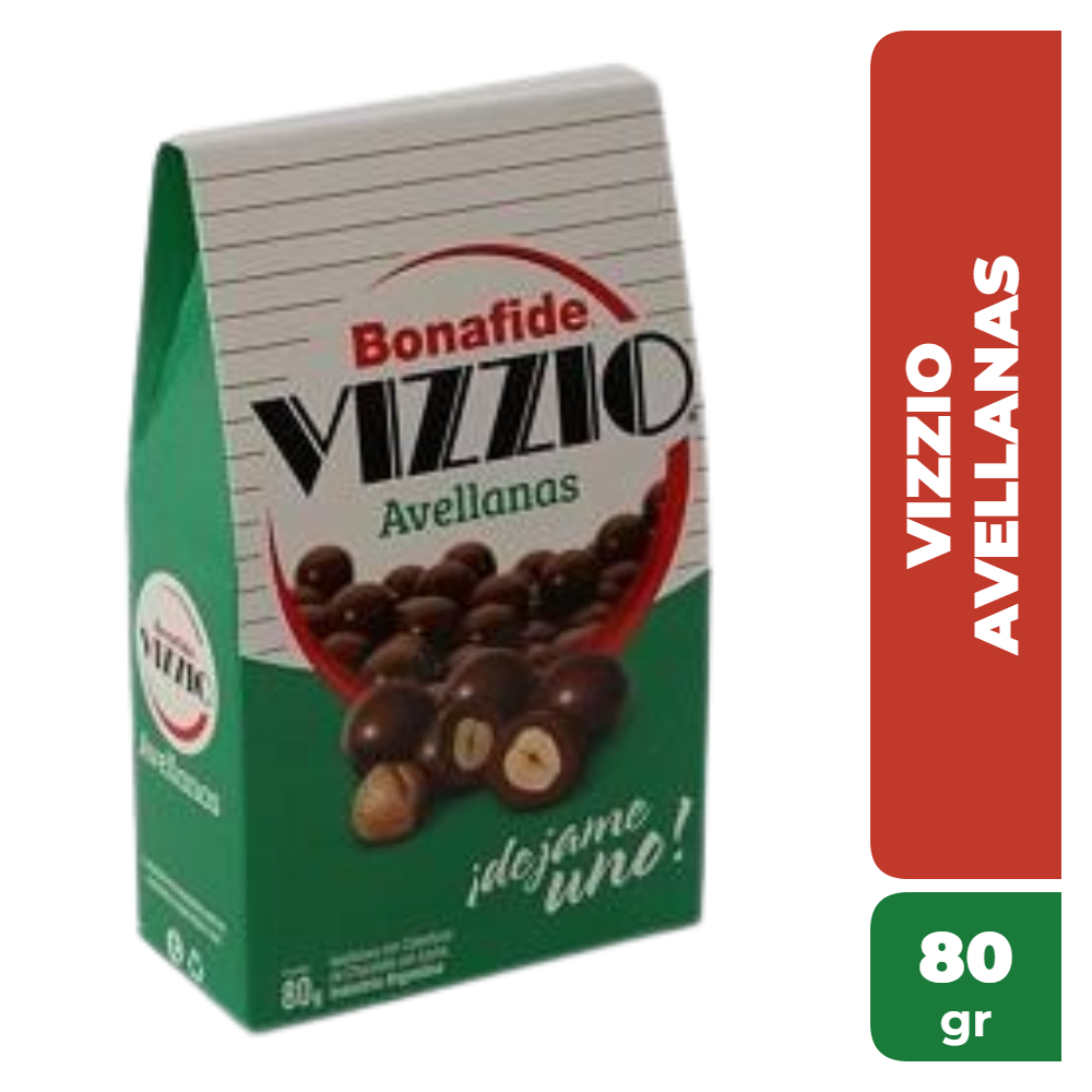 VIZZIO AVELLANAS 80gr