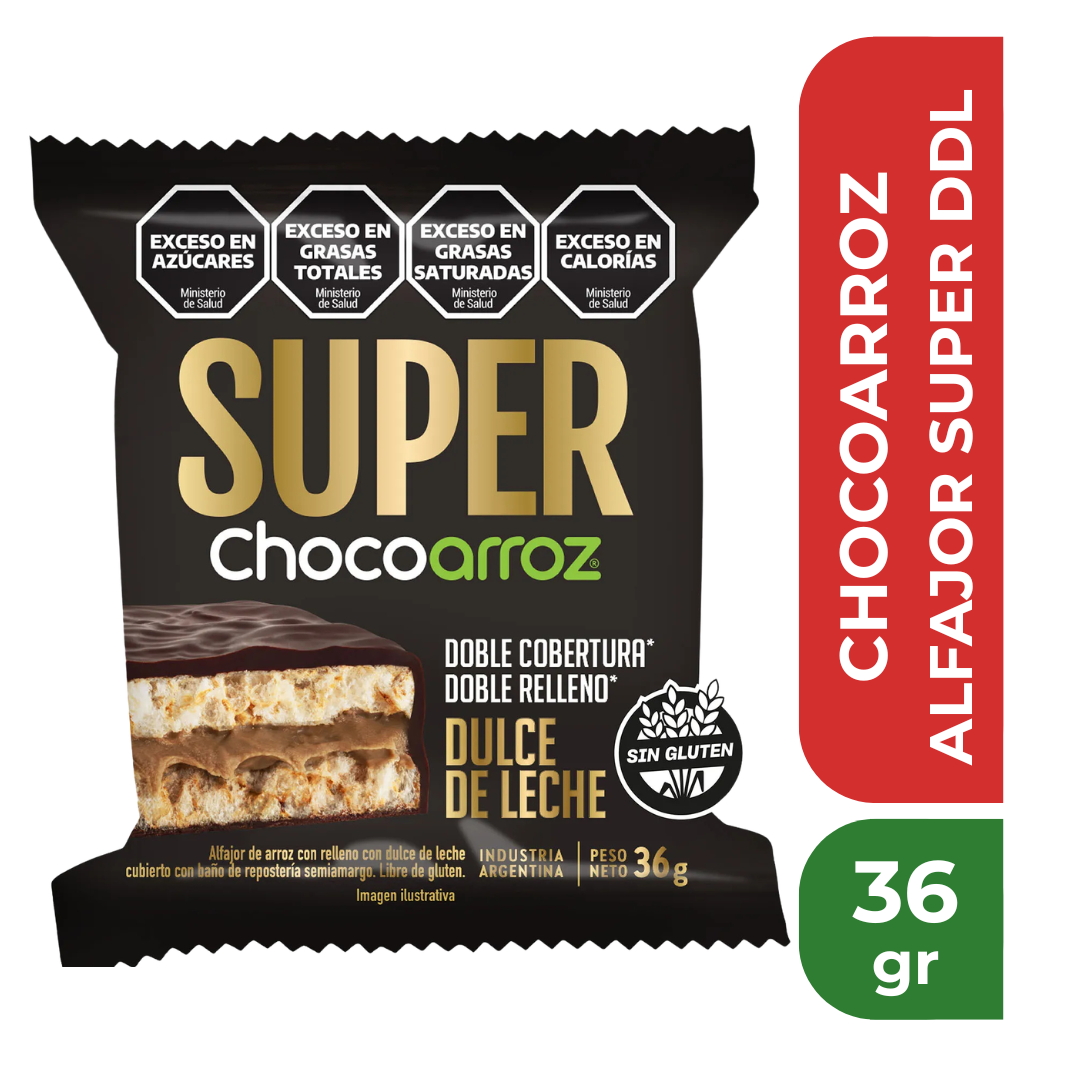 CHOCOARROZ ALFAJOR SUPER DDL 36gr x 5