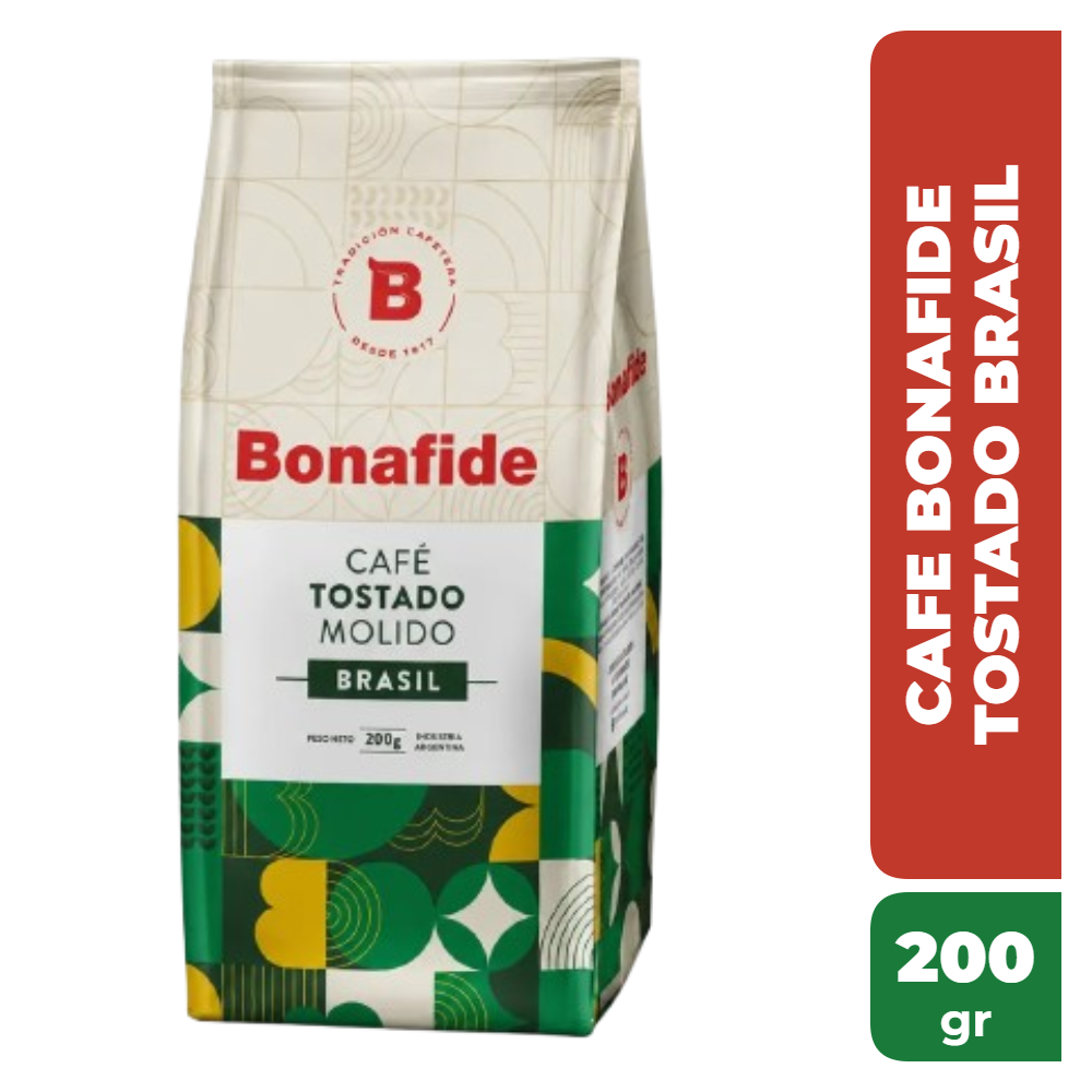 BONAFIDE CAFE TOSTADO BRASIL 200gr