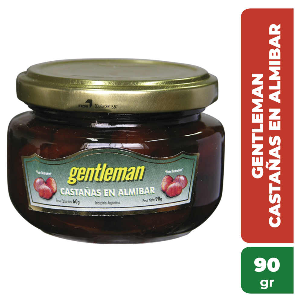 GENTLEMAN CASTAÑAS ALMIBAR EN FRASCO 90gr