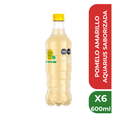 AQUARIUS SABORIZADA 600ml x6 POMELO AMARILLO