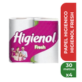 HIGIENOL PAPEL HIGIENICO FRESH 30mts x 4rollos