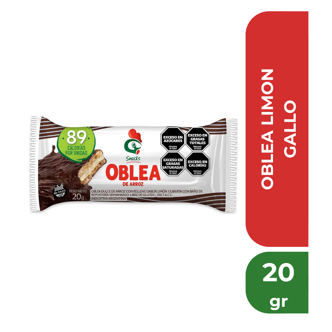 GALLO OBLEA LIMON 20gr