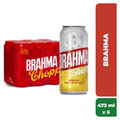 BRAHMA CERVEZA LATA 473ml x6