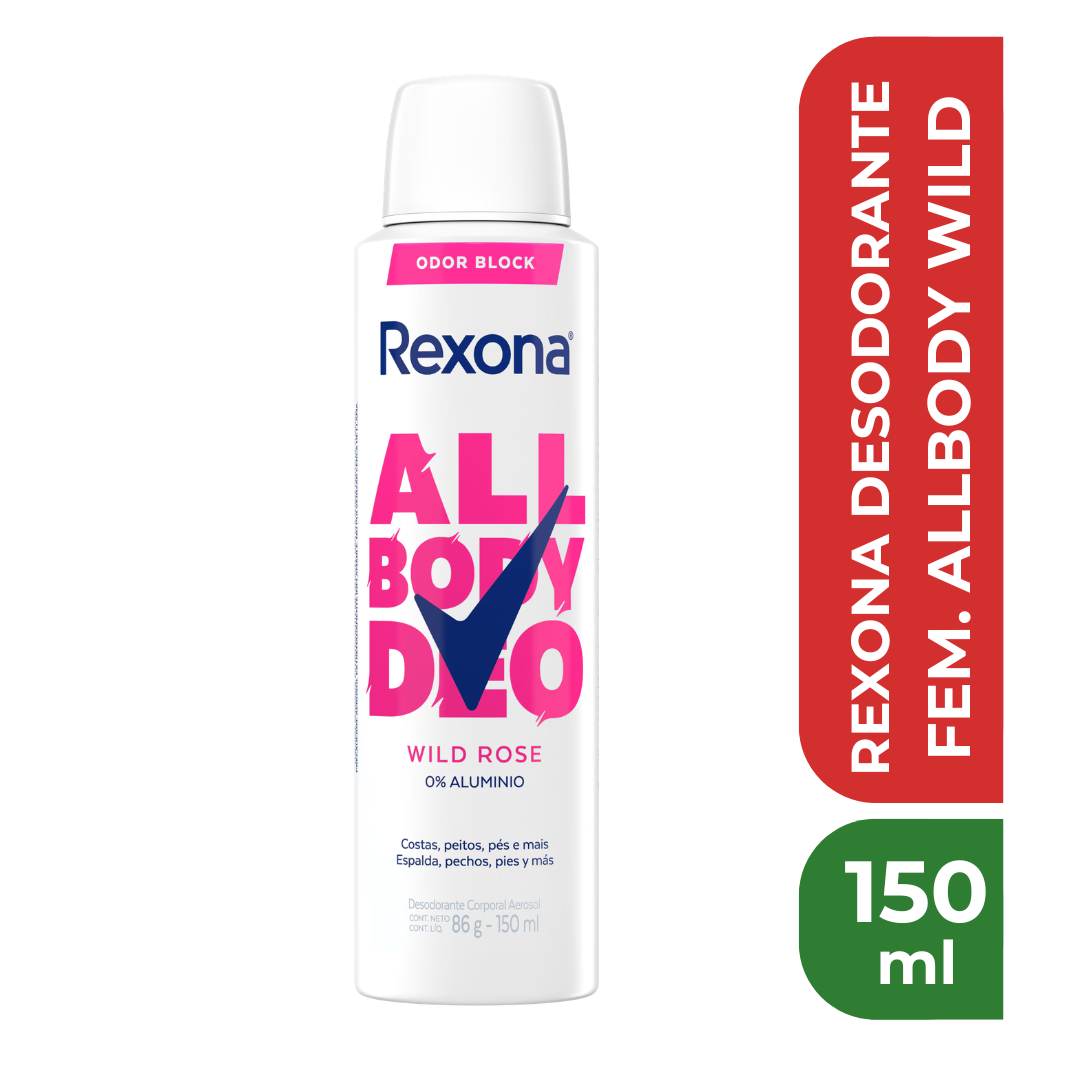 REXONA DES. FEM. ALLBODY WILD. 150ml