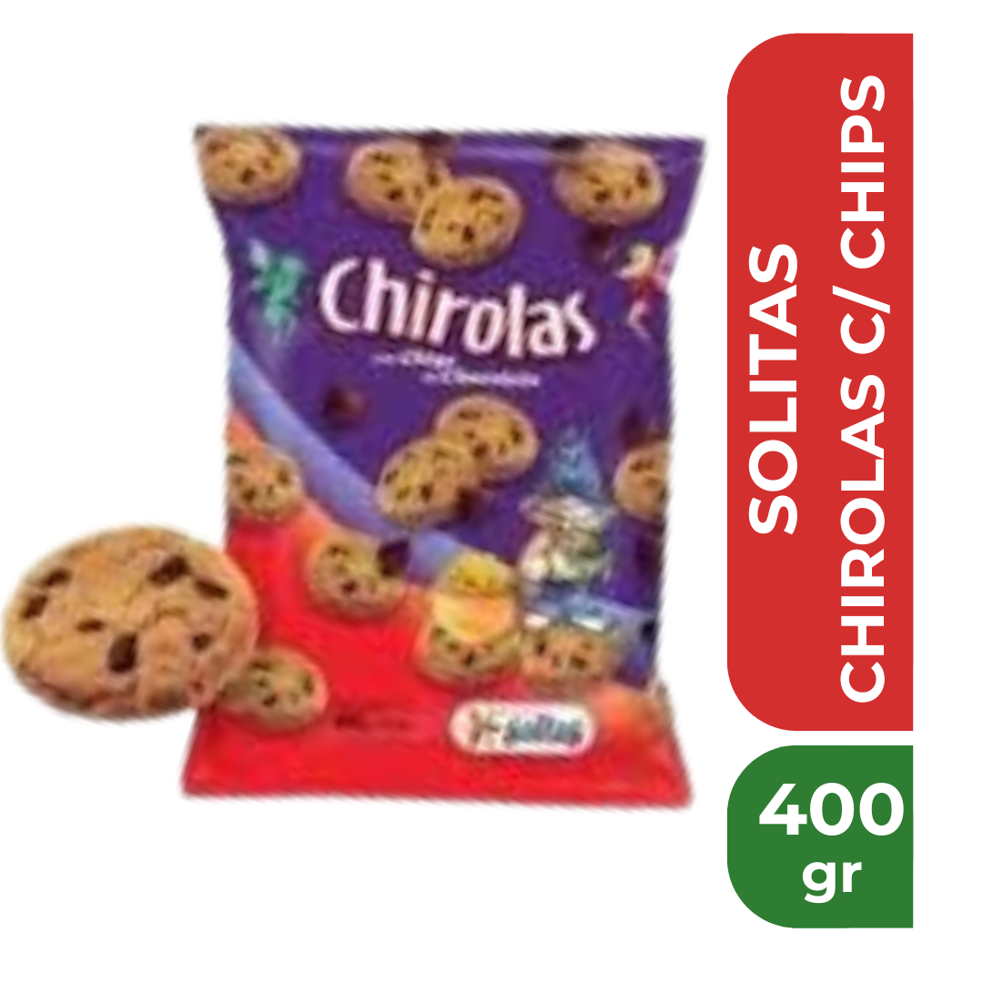SOLITAS CHIROLAS CON CHIPS 400gr