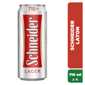 SCHNEIDER CERVEZA LATON 710ml x6