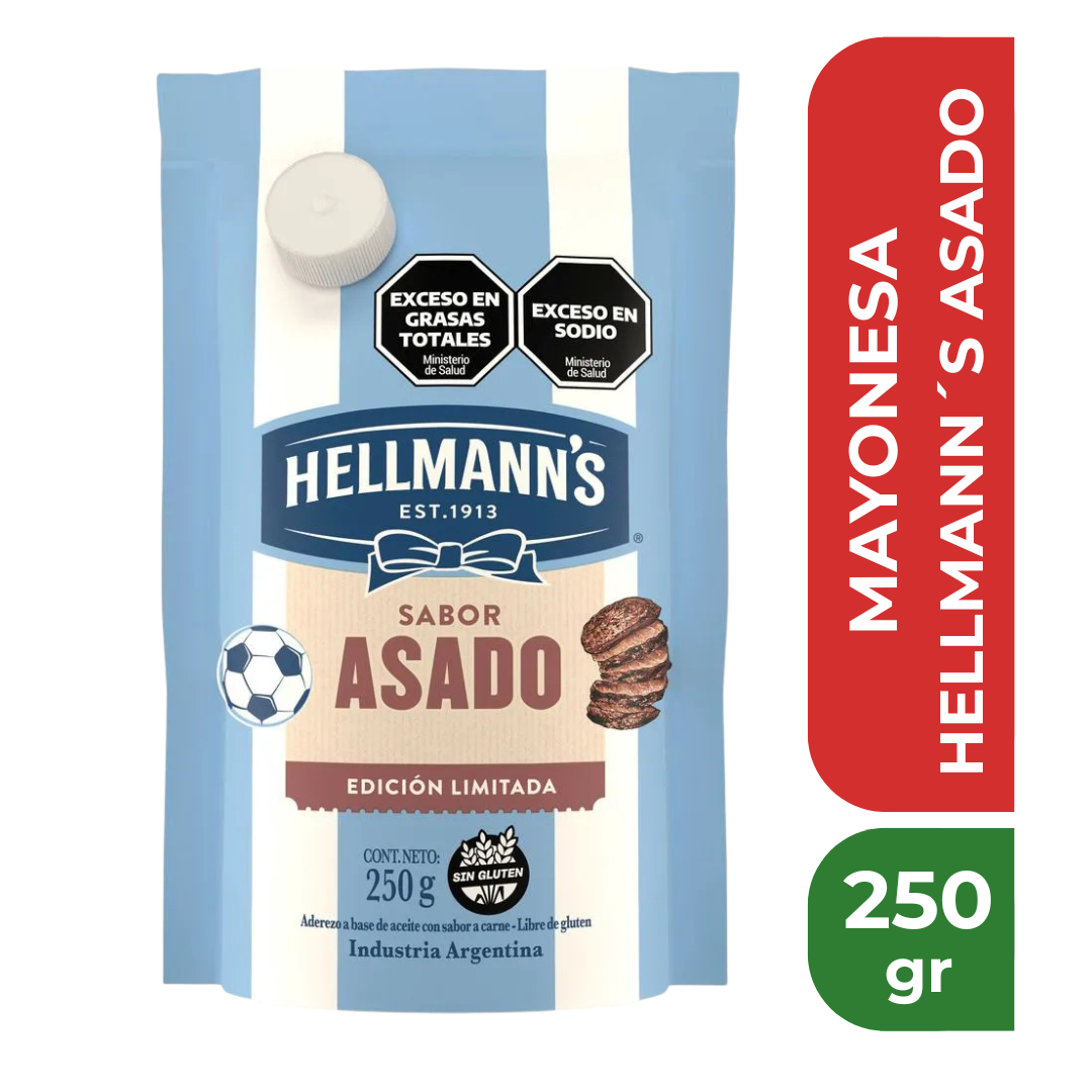 HELLMANN'S MAYONESA ASADO 250gr