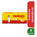 HUGGIES PAÑALES XG x8