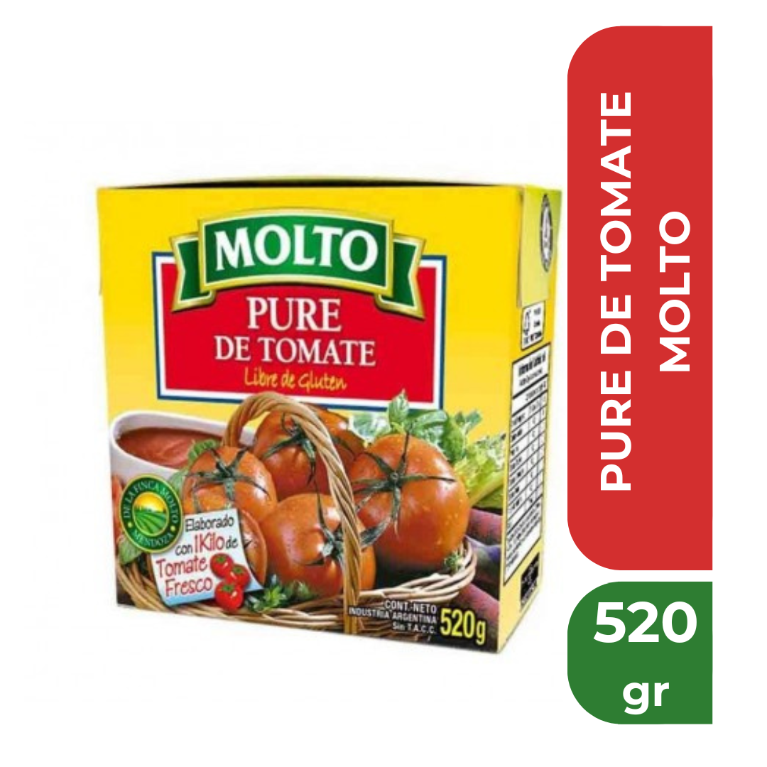 MOLTO PURE DE TOMATE 520gr