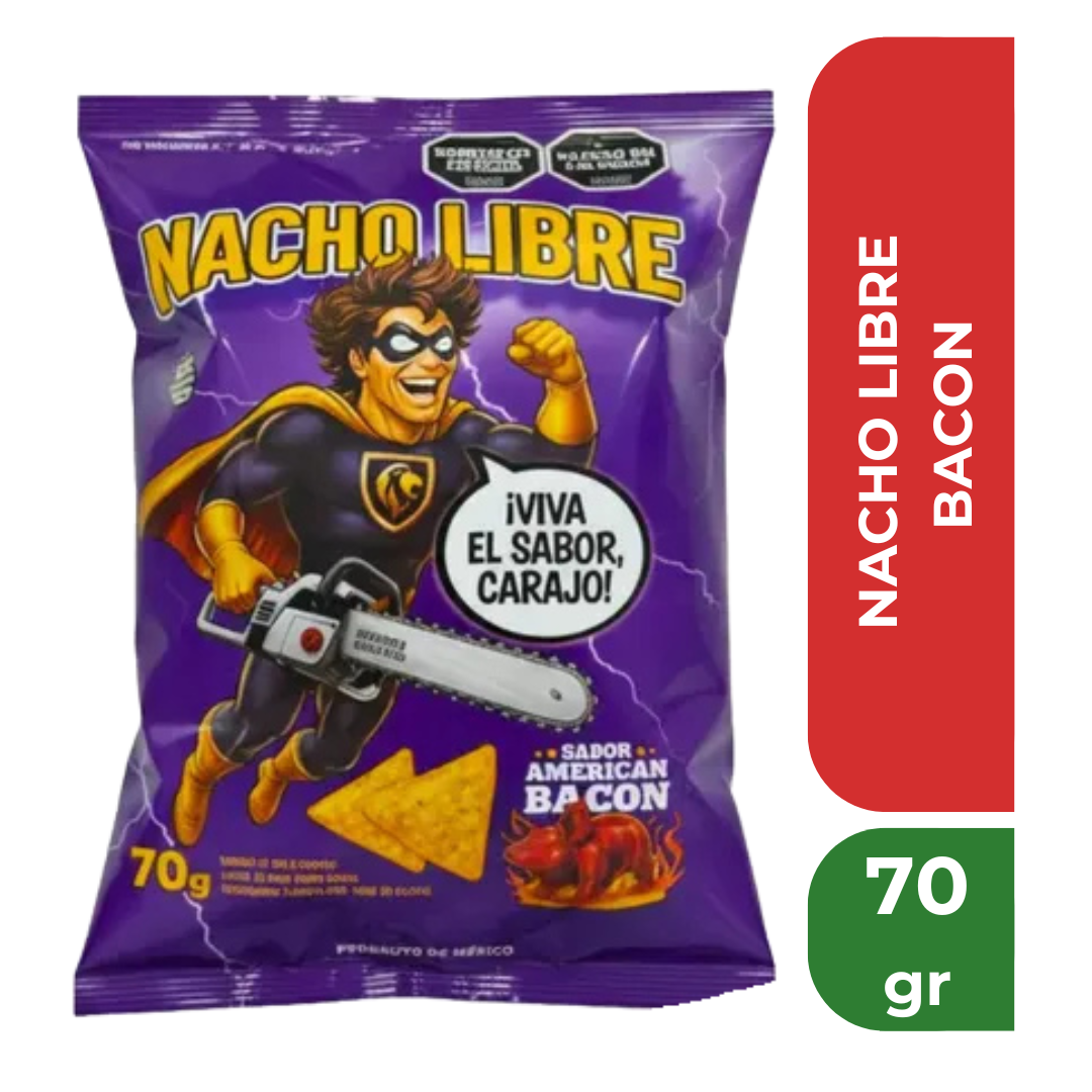 NACHO LIBRE BACON 70gr